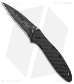 Kershaw Leek Assisted Opening Knife Carbon Fiber (3" Composite)