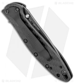 Kershaw Leek Assisted Opening Knife Carbon Fiber (3" Composite) -Kershaw Knife Shop Kershaw Leek Assisted Opening CF Composite 1660CFCBBW BHQ 99655 jr side