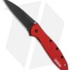 Kershaw Leek Assisted Opening Knife Red (3" Black) 1660RDBLK -Kershaw Knife Shop Kershaw Leek Red black BHQ 77344 er