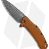 Kershaw Link Drop Point Knife Flat Dark Earth Aluminum (3.25" BlackWash) 1 Kershaw Link Drop Point Knife Flat Dark Earth Aluminum (3.25" BlackWash) -Kershaw Knife Shop Kershaw Link Assisted SW Plain FDE Handle 1776BRZBW BHQ 85193 jr