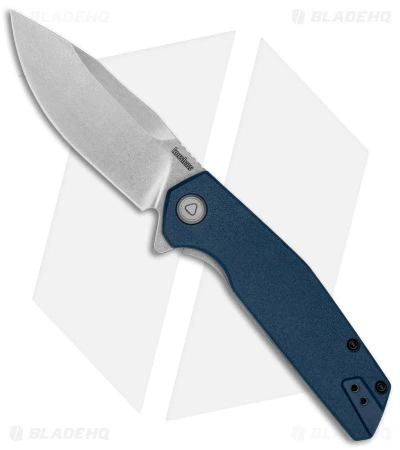 Kershaw Lucid Assisted Opening Frame Lock Knife Blue/Stainless Steel (3.2" SW) 3 Kershaw Lucid Assisted Opening Frame Lock Knife Blue/Stainless Steel (3.2" SW)