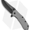 Kershaw Median Bead Blast A/O Frame Lock Knife Stainless Steel (3" Black) -Kershaw Knife Shop Kershaw Median BB A O FL SS Black KS1551TI BHQ 100764 jr
