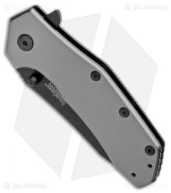 Kershaw Median Bead Blast A/O Frame Lock Knife Stainless Steel (3" Black) 7 Kershaw Median Bead Blast A/O Frame Lock Knife Stainless Steel (3" Black) -Kershaw Knife Shop Kershaw Median BB A O FL SS Black KS1551TI BHQ 100764 jr spine