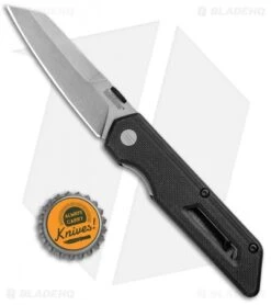 Kershaw Mixtape Liner Lock Knife Black GFN (3.1" Stonewash) 2050 -Kershaw Knife Shop Kershaw Mixtape LL Black GFN SW 2050 BHQ 94088 jr bottlecap