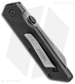 Kershaw Mixtape Liner Lock Knife Black GFN (3.1" Stonewash) 2050 -Kershaw Knife Shop Kershaw Mixtape LL Black GFN SW 2050 BHQ 94088 jr side