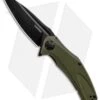 Kershaw Natrix XL Sub-Frame Lock Knife OD Green G-10 (3.75" Black) 7008OLBLK -Kershaw Knife Shop Kershaw Natri XL Sub FL OD Green G 10 Black 7008OLBLK BHQ 80571 jr