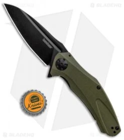 Kershaw Natrix XL Sub-Frame Lock Knife OD Green G-10 (3.75" Black) 7008OLBLK -Kershaw Knife Shop Kershaw Natri XL Sub FL OD Green G 10 Black 7008OLBLK BHQ 80571 jr bottlecap