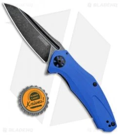 Kershaw Natrix A/O Knife Blue G-10 (3.25" BlackWash) 7007BLUBW -Kershaw Knife Shop Kershaw Natrix A O FL Blue Black 7007BLUBW BHQ 82642 jr bottlecap