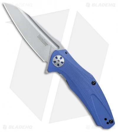 Kershaw Natrix A/O Sub-Frame Lock Knife Blue G-10 (3.25" Stonewash) 7007BLU 3 Kershaw Natrix A/O Sub-Frame Lock Knife Blue G-10 (3.25" Stonewash) 7007BLU