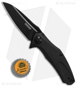 Kershaw Natrix Assisted Opening Sub-Frame Lock Knife Black G-10 (3.25" Black) -Kershaw Knife Shop Kershaw Natrix Black G10 black BHQ 80569 er bottlecap