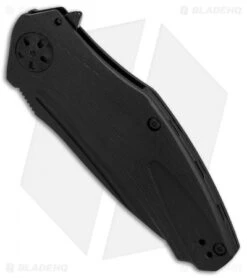 Kershaw Natrix Sub-Frame Lock Knife Black G-10 (3.25" Black) 7007BLK -Kershaw Knife Shop Kershaw Natrix Black G10 black BHQ 80569 er spine