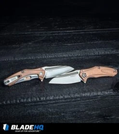 Kershaw Mini Natrix Sub-Frame Lock Knife Copper (2.75" Stonewash) 7006CU -Kershaw Knife Shop Kershaw Natrix Sub Frame Lock Knife Copper Stonewash 7006CU BHQ80567 kp black wood web