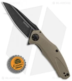 Kershaw Natrix Sub-Frame Lock Knife Tan G-10 (3.25" Black Stonewash) 7007TANBW 9 Kershaw Natrix Sub-Frame Lock Knife Tan G-10 (3.25" Black Stonewash) 7007TANBW -Kershaw Knife Shop Kershaw Natrix Tan G10 Black SW BHQ 87958 er bottlecap