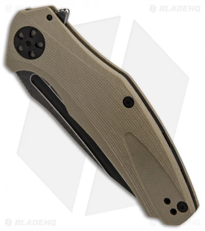 Kershaw Natrix Sub-Frame Lock Knife Tan G-10 (3.25" Black Stonewash) 7007TANBW 5 Kershaw Natrix Sub-Frame Lock Knife Tan G-10 (3.25" Black Stonewash) 7007TANBW - Image 3