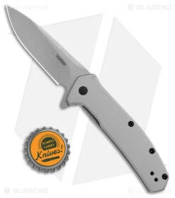 Kershaw Outcome Assisted Opening Knife Steel (3.1" Stonewash) 2044 -Kershaw Knife Shop Kershaw OUTCOME Knife 2044 BHQ 178509 jr bottlecap