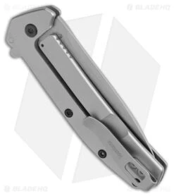 Kershaw Outcome Assisted Opening Knife Steel (3.1" Stonewash) 2044 -Kershaw Knife Shop Kershaw OUTCOME Knife 2044 BHQ 178509 jr side