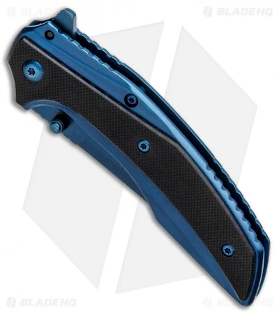Kershaw Outright A/O Frame Lock Knife Blue/Black G-10 (3" Blue) 8320 4 Kershaw Outright A/O Frame Lock Knife Blue/Black G-10 (3" Blue) 8320 - Image 2