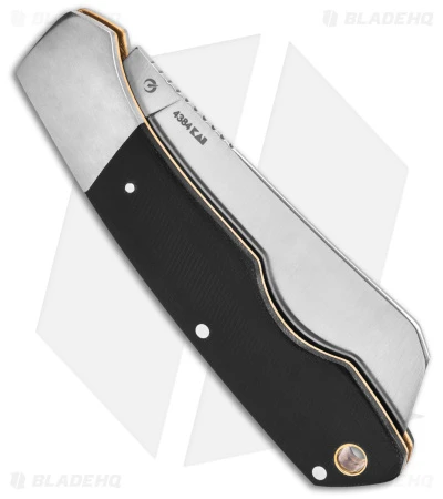 Kershaw Parley Cleaver Slip Joint Knife Black Polished Micarta (3.1" Satin) 4384 4 Kershaw Parley Cleaver Slip Joint Knife Black Polished Micarta (3.1" Satin) 4384 - Image 2