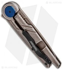 Kershaw Parsec Frame Lock Knife Brown PVD Stainless Steel (3" Brown SW) 2035 -Kershaw Knife Shop Kershaw Parsec FL Brown PVD SS Brown SW 2035 BHQ 101843 jr side 1