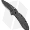 Kershaw Scallion Assisted Opening Knife Blackwash (2.25" Black) 1620FLBW -Kershaw Knife Shop Kershaw Scallion Assisted Opening Knife Blackwash 2in Black BHQ 164958 td