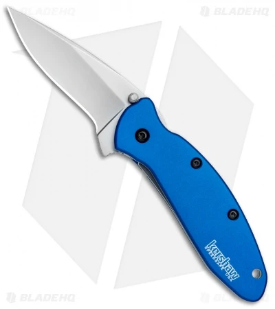 Kershaw Scallion Assisted Opening Knife Navy Blue (2.25" Bead Blast) 1620NB 3 Kershaw Scallion Assisted Opening Knife Navy Blue (2.25" Bead Blast) 1620NB
