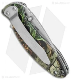 Kershaw Scallion Flipper Knife Tree Camo Aluminum (2.25" Satin) 1620C -Kershaw Knife Shop Kershaw Scallion Assisted Opening Tree Camo BB 1620C BHQ 0377 jr side