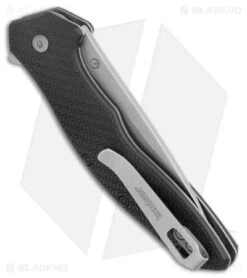 Kershaw Shoreline Liner Lock Assisted Knife Black FRN (3.25" Stonewash) 1845 -Kershaw Knife Shop Kershaw Shoreline Knife Black SW BHQ 178499 jr side