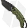 Kershaw Shuffle II Tanto Liner Lock Knife OD Green (2.25" BlackWash) 8750TOLBW -Kershaw Knife Shop Kershaw Shuffle 2 tanto OD Green blackwash BHQ 52218 er