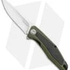 Kershaw Sinkevich Atmos Liner Lock Knife OD Green G-10/Carbon Fiber (3" Satin) -Kershaw Knife Shop Kershaw Sinkevich Atomost LL OD Green G 10 CF Satin KS4037OL BHQ 90131 jr