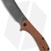 Kershaw Static Cleaver Liner Lock Knife Brown Micarta (2.8" Black SW D2) -Kershaw Knife Shop Kershaw Static Brown Micarta D2 BHQ 143309 jr