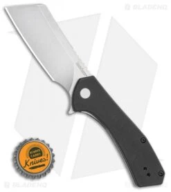 Kershaw Static Cleaver Liner Lock Knife Black G-10 (2.8" SW D2) -Kershaw Knife Shop Kershaw Static Cleaver Liner Lock Knife Black G 10 2 BHQ 113581 LS Bottlecappng