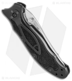 Kershaw Steven Seagal 1680 Flipper Knife Ray Skin (3.5" Polish) XXXX -Kershaw Knife Shop Kershaw Steven Seagal 1680 ray skin polish BHQ 67698 er side