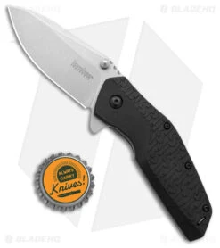 Kershaw Swerve Assisted Opening Knife Black (3" Stonewash) 3850 -Kershaw Knife Shop Kershaw Swerve Assisted OPening Knife SW BHQ 14801 jr bottlecap