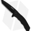 Kershaw Thicket Tanto Assisted Opening Knife Black GFN (Black Plain) 1328 -Kershaw Knife Shop Kershaw Thicket Tanto Black GFN Black Plain BHQ 83239 er