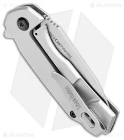 Kershaw Valve Frame Lock Knife Bead Blast Stainless Steel (2.25" Stonewash) 1375 -Kershaw Knife Shop Kershaw Valve FL BB SS SW 1375 BHQ 106041 jr side