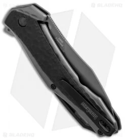 Kershaw Vedder Assisted Opening Knife Black G-10 Overlays (3.25" Gray) 2460 7 Kershaw Vedder Assisted Opening Knife Black G-10 Overlays (3.25" Gray) 2460 -Kershaw Knife Shop Kershaw Vedder black G10 overlays gray BHQ 52173 er side