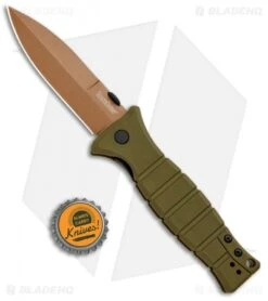 Kershaw XCOM Liner Lock Knife Desert Warrior GFN (3.6" Copper) Exclusive -Kershaw Knife Shop Kershaw XCOM LL Desert Warrior GFN Copper Exclusive 3425DW BHQ 103239 jr bottlecap