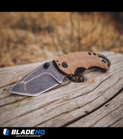 Kershaw Shuffle II Tanto Liner Lock Knife Tan (2.25" BlackWash) 8750TTANBW 5 Kershaw Shuffle II Tanto Liner Lock Knife Tan (2.25" BlackWash) 8750TTANBW - Image 3