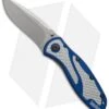 Kershaw Blur Assisted Opening Knife Blue/Twill (3.375" Stonewash) 1670NBS30V 2 Kershaw Blur Assisted Opening Knife Blue/Twill (3.375" Stonewash) 1670NBS30V -Kershaw Knife Shop kershaw 1670nbs30v blur blue g10 twill navy