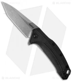 Kershaw Link Tanto Knife Black GFN (3.25" Stonewash) 1776T