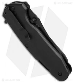 Kershaw Funxion Lightweight Assisted Opening Knife (3" Black Serr) 8100 -Kershaw Knife Shop kershaw 8100 funxion emt side