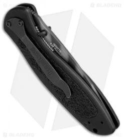 Kershaw Blur Tanto Assisted Opening Knife Black (3.375" Tiger Stripe) 1670TTS -Kershaw Knife Shop kershaw blur bdz1 1670tts black BHQ 37098 dl side