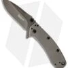 Kershaw Cryo II Assisted Opening Knife (3.25" Gray) 1556TI -Kershaw Knife Shop kershaw cryo ii flipper grey plain 1556ti
