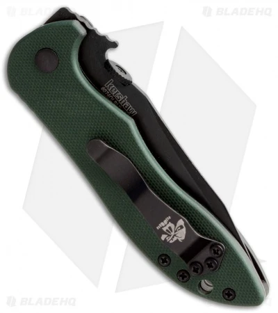 Kershaw Emerson CQC-5K Liner Lock Knife Green G-10 (3" Black) 6074OLBLK 4 Kershaw Emerson CQC-5K Liner Lock Knife Green G-10 (3" Black) 6074OLBLK - Image 2