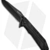 Kershaw Thermite Flipper Assisted Opening Knife (3.5" Black) 3880BLK 1 Kershaw Thermite Flipper Assisted Opening Knife (3.5" Black) 3880BLK -Kershaw Knife Shop kershaw flipper thermite black plain 3880blk