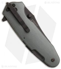 Kershaw Funxion EMT Assisted Opening Knife (3" Black Serr) 8100GRYST -Kershaw Knife Shop kershaw funxion emt 8100gryst c