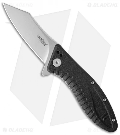 Kershaw Grinder Assisted Opening Flipper Knife (3.25" Bead Blast) 1319 3 Kershaw Grinder Assisted Opening Flipper Knife (3.25" Bead Blast) 1319