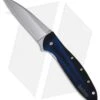 Kershaw Leek Assisted Opening Knife Blue Smoke (3" Bead Blast) 1660BB -Kershaw Knife Shop kershaw leek 1660 blk blu