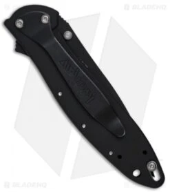 Kershaw Leek Assisted Opening Knife (3" Black Serr) 1660CKTST -Kershaw Knife Shop kershaw leek 1660CKT back