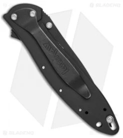 Kershaw Leek Assisted Opening Knife (3" Black) 1660CKT -Kershaw Knife Shop kershaw leek 1660CKT back bhq 0021 jr